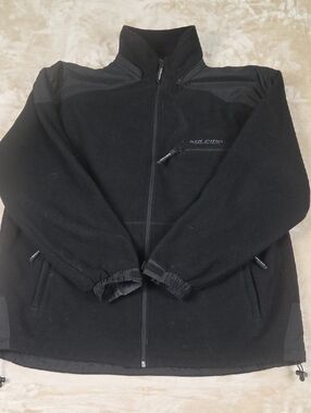Kolping Black Performance Fleece Jacket with Zip Pockets